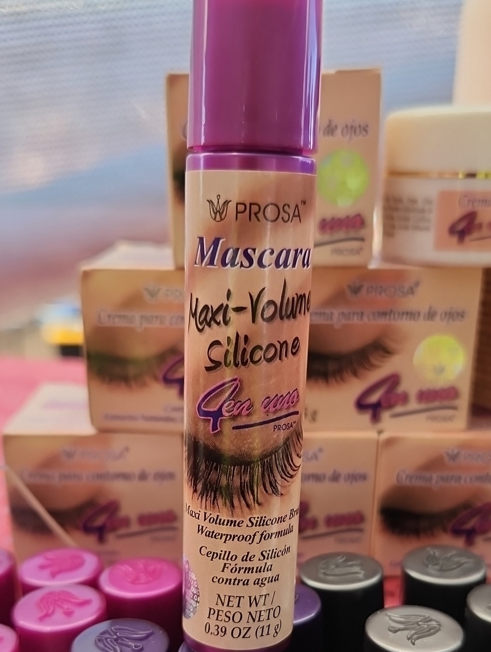 PROSA Mascara Maxi-Volume Silicone in Fiusha and Beige